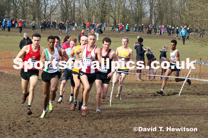 Senior men, 2020 British Athletics Inter Counties Cross Country Champs., Prestwold Hall, Loughborough. Photo: David T. Hewitson/Sports for All Pics